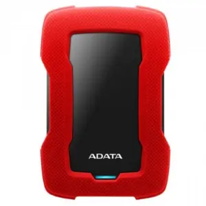 Disco Duro Externo ADATA HD330 2TB Portátil 2.5 USB 3.2 Windows Mac Linux Contragolpes Slim Color Rojo AHD330-2TU31-Crd
