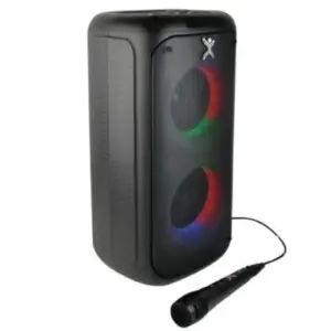 BAFLE PERFECT CHOICE DUAL 6.5" 30W CON MICROFONO  MINIGLOW