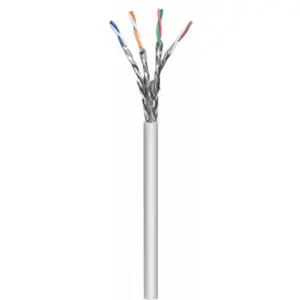 Bobina Cable Intellinet UTP Cat6a Sólida SFTP 305m Color Gris