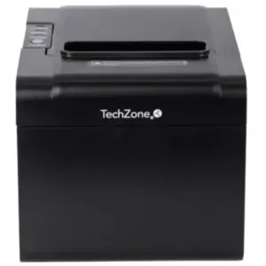 Impresora Térmica TechZone TZBE102 80mm Vel 250mm/s 203dpi USB/Serial/RJ45/RJ11 Cortador Manual 1 Año Garantía
