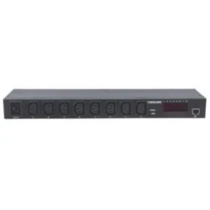 Barra PDU Intellinet Multicontactos 8 Salidas Montaje en Rack 19" Color Negro