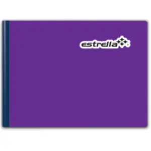 CUADERNO ESTRELLA ITALIANO COSIDO DOBLE RAYA 100 HJS