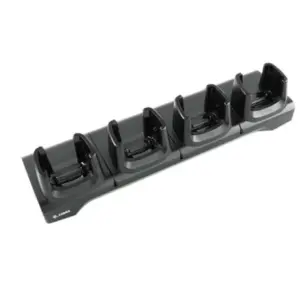 Cuna de Carga 4 Baterias Zebra requiere de fuente de alimentacion de nivel VI PWR-BGA12V108W0WW cable de cc CBL-DC-381A1-01 y cable de linea de ca 23844-00-00R