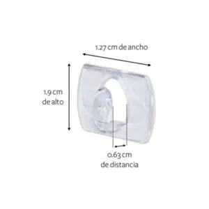 Clips para Luces 3M Command 4 Transparentes