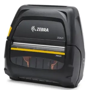 Impresora Zebra ZQ521 TD a 4.45" de ancho WiFi 802.11ac Bluetooth 5.2 bateria estandar certificados latinoameric