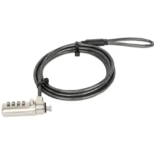 Candado Manhattan Laptop Nano combinacion 1.8mts gris
