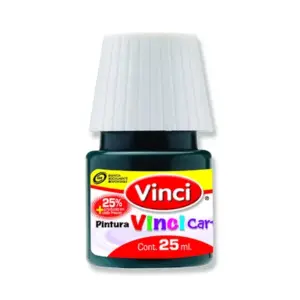 Pintura Cartel Vinci 25 ml Verde Obscuro #63A Caja c/10 piezas