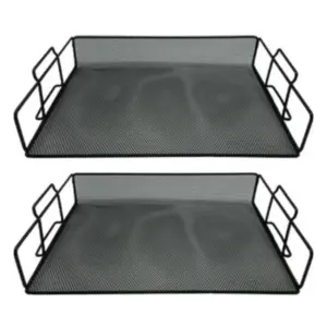 Charola Apilable Nextep Malla Metálica C/2