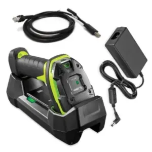 Lector de Códigos de Barra Zebra DS3678-SR 1D/2D Recargable Cable USB Base Color Verde/Negro