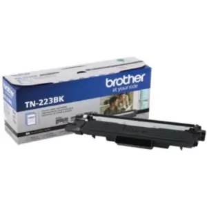 Tóner Brother Genuine TN-223BK Rendimiento Estándar 1400 Páginas Color Negro