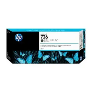 Tinta HP LF 726 Negro Mate DesignJet T1200/T2300 300ML