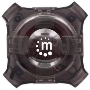 Mini Hub Manhattan Económico USB 4 Puertos Color Negro