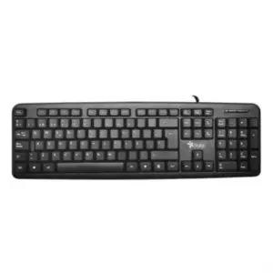 Teclado Alambrico Stylos 105 Teclas Conexión USB A 1.2m Negro