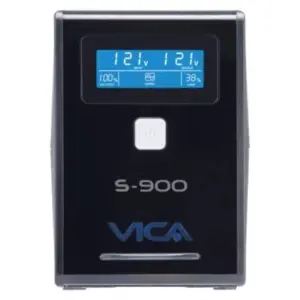 UPS Vica S900 Regulador Integrado 900VA/550W 8 Contactos Pantalla LCD Color Negro
