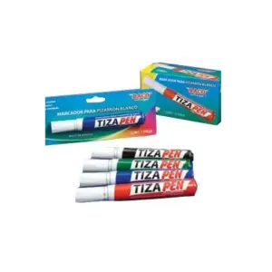 MARCADOR BACO TIZAPEN PLASTICO NEGRO C/12