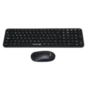 Kit TechZone Inalambrico Silent Mouse y Teclado Teclas Silenciosas Mouse 1000 1600 y 2400 Dpi Mouse