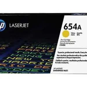 Tóner HP LaserJet 654A Amarillo