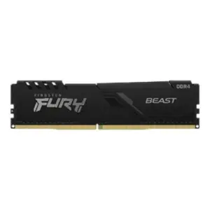 Memoria Ram Kingston FURY Beast 8 GB 3200MHz DDR4 CL16 DIMM Color Negro