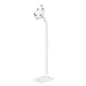 Soporte de Suelo Manhattan Antirrobo para Tablet/iPad 7.9" a 11" Altura 790 a 1190mm Color Blanco
