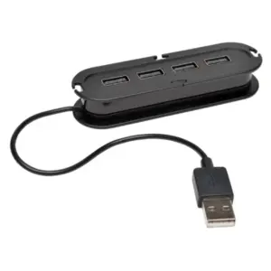 Hub Mini Tripp-Lite U222-004 con 4 Puertos USB 2.0 15.2cm Negro