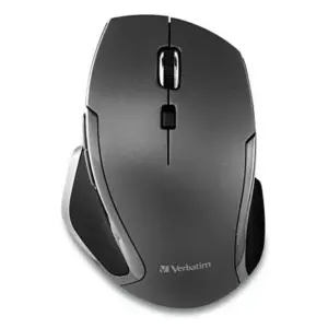 Mouse Verbatim Inalámbrico Deluxe 6 Botones Iluminación LED Color Grafito Ideal Para Notebook