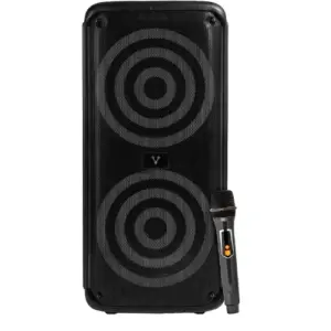 Bafle Vorago Ksp-503 Negro 2X8" 2X30WATTS Rms Tecnologia Dsp, USB, Msd, 3.5Mm, Recargable, Tws BT 5HRS Carga USB Tipo C
