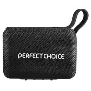 BOCINA PORTATIL PERFECT CHOICE INALAMBRICA SUGARY - NEGRO