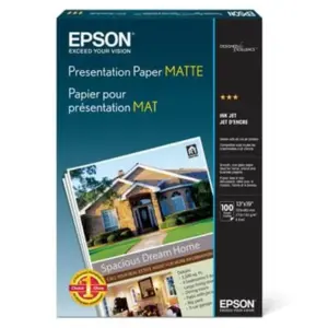 Papel Epson PQ Ink Jet Super B  13" x 19 100 SH