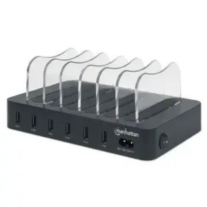 Estación de carga Manhattan USB-A  6 dispositivos 50W