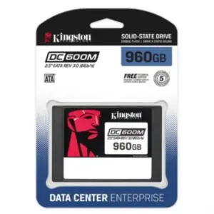Unidad de Estado Sólido SSD Kingston 960 GB DC600M SATA Enterprise 2.5" Uso Mixto