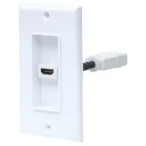 Cople Intellinet HDMI con Faceplate 1 Puerto Color Blanco