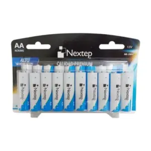 Pilas Nextep AA Alcalinas LR6 1.5v c/20 Piezas