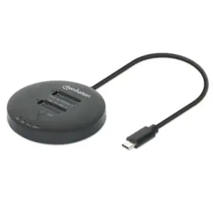 Gabinete QuickDock Manhattan USB-C 2ptos SSD M.2 NVMe