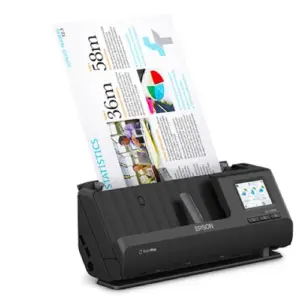 Escaner Epson Inalámbrico de Documentos Workforce Es-C380W con Pantalla Tactil