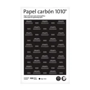 Papel Carbon Pelikan Oficio 1010 Color Negro C/100 Hojas