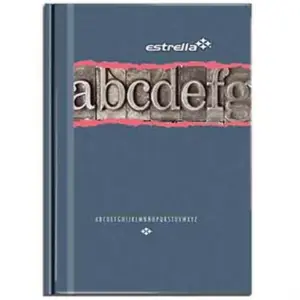 LIBRO ESTRELLA 1/8 FRANCESA RAYA C/INDICE 96 HOJAS