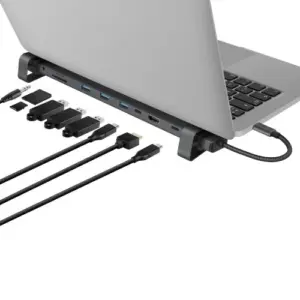 ESTACION DE CONEXION STEREN USB C 10 EN 1
