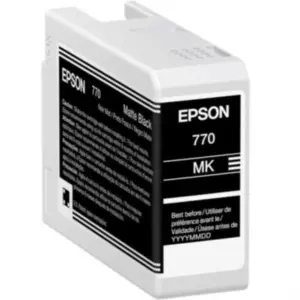 Tinta Epson UltraChrome Pro10 25Ml Color Negro Mate