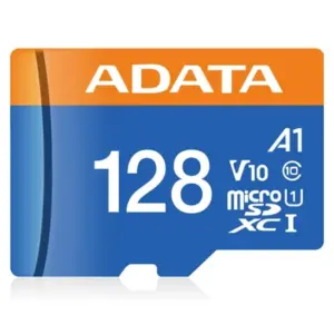 Memoria Micro SD Adata 128GB /V10 F HD / Clase 10 A1/ Azul
