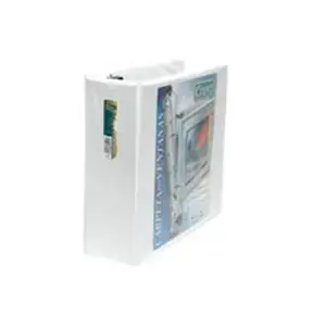 Carpeta Kinera Vinil Aro "O" 3" Color Blanco C/8 Piezas