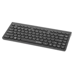 Teclado Chocolate Inalambrico Manhattan 2.4G Negro