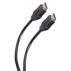Cable HDMI Steren Conectores Niquelados Alta Velocidad 90cm Color Negro