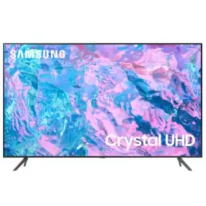 Televisor Samsung 75" CU7000 Crystal Smart TV UHD 4K Resolución 3840x2160