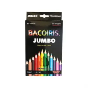 COLORES BACOIRIS TRIANGULARES JUMBO CAJA C/12