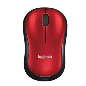Mouse Logitech M185 Inalámbrico Color Rojo