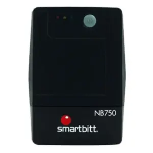 UPS Smartbitt Smart Interactive NB750 750VA/375 Watts 6 Contactos Protección de Línea Telefónica RJ-11