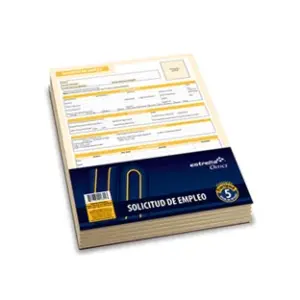 BLOCK ESTRELLA SOLICITUD EMPLEO PAQ C/5 40HOJAS C/U
