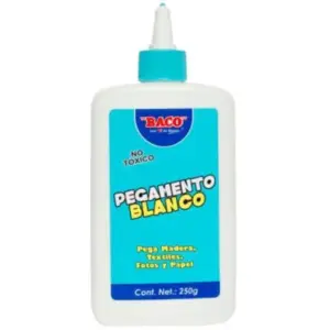Pegamento Blanco Baco Frasco 250 grs