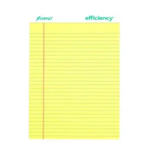 Block Esselte Eficiency Carta Amarillo Rayado C-50 Hjs