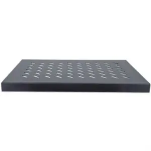 Charola Intellinet Gabinete 19" 1U Fija 35cm Ventilada 50kg Color Negro
